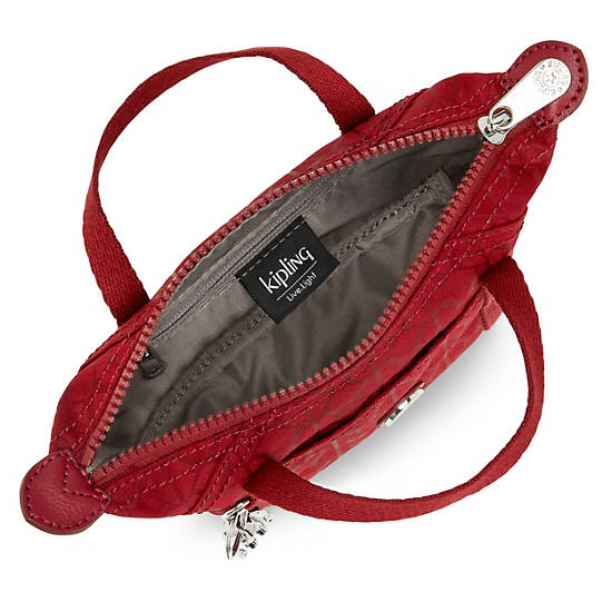 Kipling Art Compact Crossbody Bags Signature Red | CA 1075GS